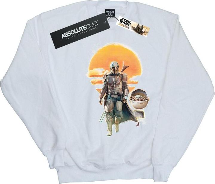 Star Wars The Mandalorian Sunset Poster Sweatshirt (XXL)