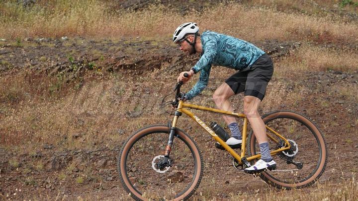 Actual product image Ritchey Ultra MTB frame kit, 27.5+/29", XL/20.5", honey mustard