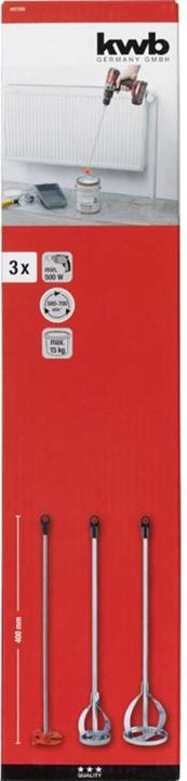 Actual product image kwb Paint and varnish stirrer set 3pcs.