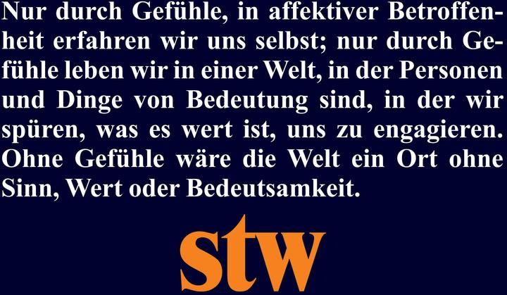 Produktbild Verkörperte Gefühle (Deutsch, Thomas Fuchs, 2024)