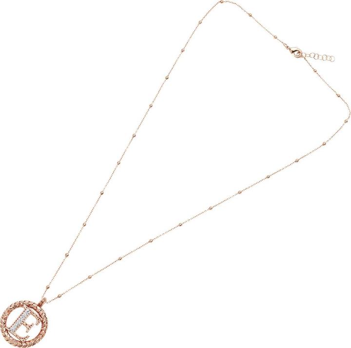 Immagine prodotto Ottaviani Collana in bronzo oro rosa con glitter argento