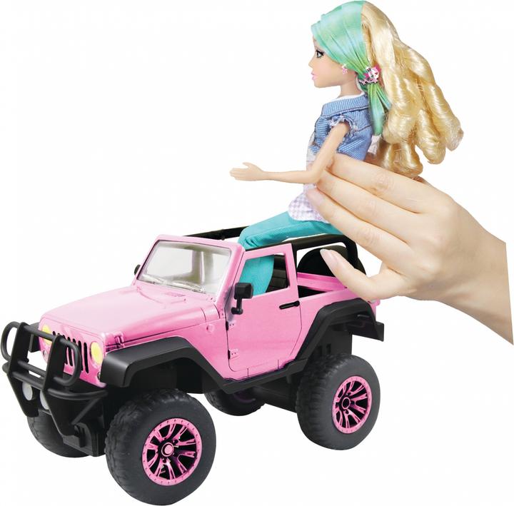 Actual product image Dickie RC Jeep Wrangler Pink