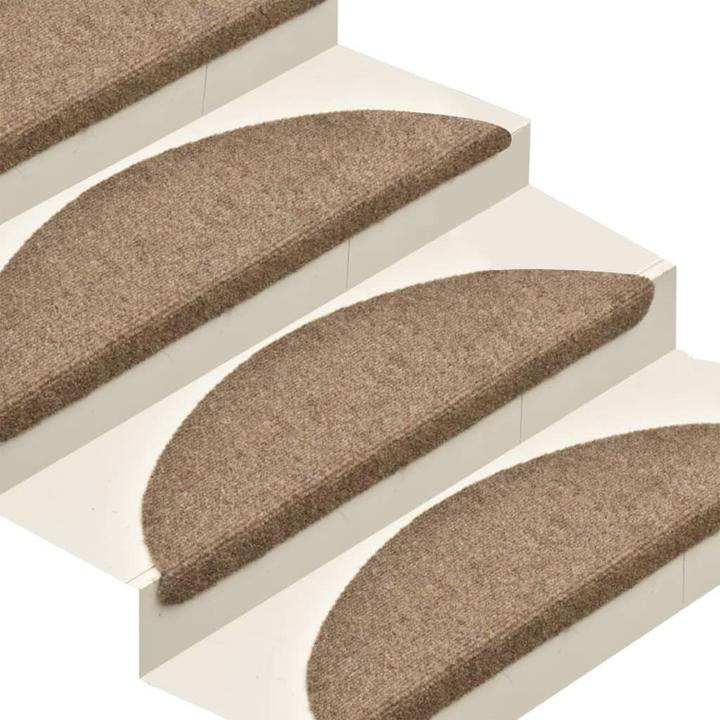 Produktbild VidaXL Selbstklebende Stufenmatten, 15 Stück, cremefarben, 56x17x3cm (56 x 17 x 3 cm)