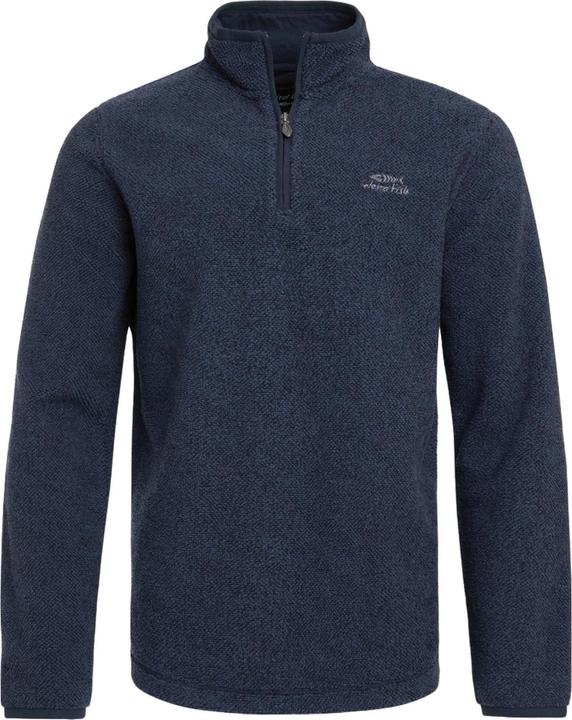 Actual product image Weird Fish Mens Errill Textured Eco Friendly Quarter Zip Fleece Top (4XL)