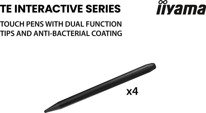 Produktbild iiyama 189.3cm(75") TE7513A-B1AG 16:9 Touch 2xHDMI+USB-C (Speditionsversand) (3840 x 2160 Pixel, 75")