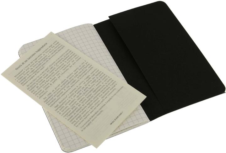 Immagine prodotto Moleskine Set tascabile Cahier di 3 (A6, Quadretti, Copertina morbida)