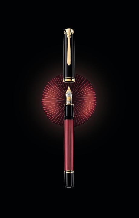 Actual product image Pelikan Sovereign (Black, Gold, Red, 1 x)