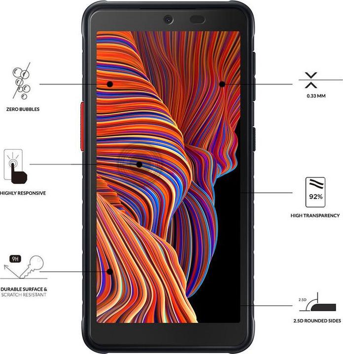 Actual product image Eiger Mountain Glass Clear (1 Piece, Samsung Galaxy Xcover 5)