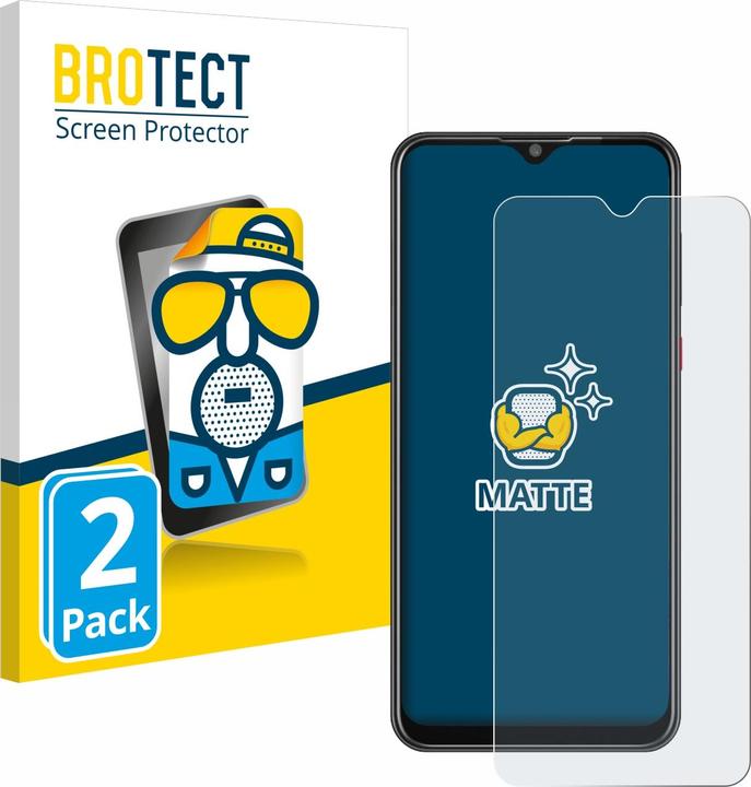 Actual product image BROTECT Protector Anti-Glare (2 Piece, ZTE Blade 10 Smart)