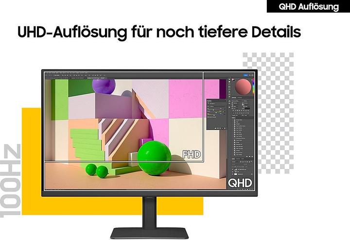 Actual product image Samsung ViewFinity S6 - S60UD (2560 x 1440 pixels, 32")