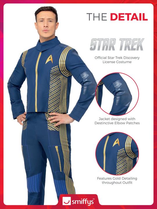 Actual product image Smiffys Star Trek Discovery Uniform Commander (M)