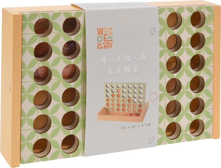 Image du produit Jeu de plateau en bois "Quatre en ligne".