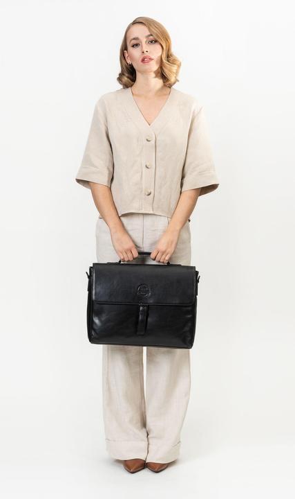 Actual product image Farmhood Memphis briefcase leather 39 cm