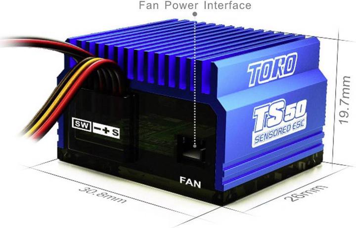 Image du produit SkyRC Contrôleur de vitesse sans balais pour modèle de voiture Toro TS50