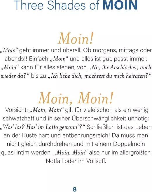 Produktbild Das Buch MOIN - Na denn man tau (Deutsch, Olaf Nett, 2021)