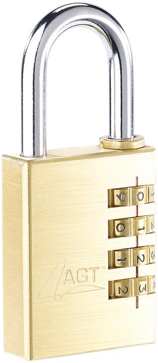 Produktbild AGT Vorhänge-Schloss mit 4-stelligem Zahlen-Code