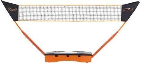 Image du produit Nils ZSB2 Jeu de filet de badminton et de tennis 2 en 1 + 2 raquettes + 3 fléchettes + étui