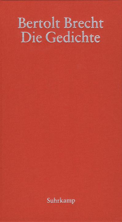 Produktbild Die Gedichte (Deutsch, Bertolt Brecht, 2000)