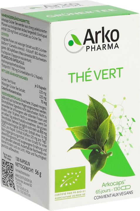 Arkopharma Grüntee (130 Stück, Kapseln, 102 g)