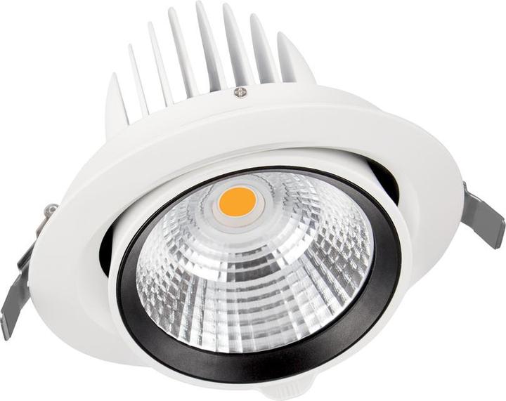 Produktbild Ledvance LED-Einbaustrahler rund schwenkbar SPOT VARIO 170 35 W 3000 K 24DEG WT 35W 3350lm 3000K 230V 50.0... (3350 lm)