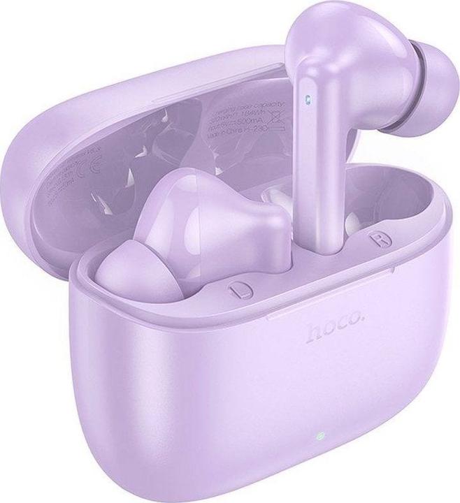 Hoco - Wireless Headset (EQ2) - TWS, Bluetooth 5.3, Voice Assistant Activation - Purple (7 h, Wireless)