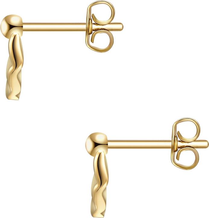 Image du produit Lulu & Jane Boucles d'oreilles femme éventail laiton - 35660 (Laiton)