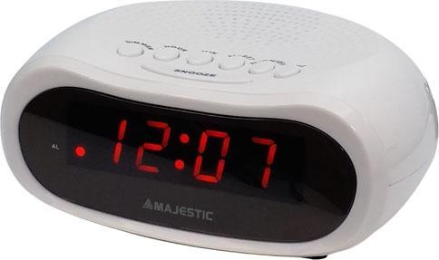 Image du produit Majestic New SVE-232 Digital Alarm Clock White