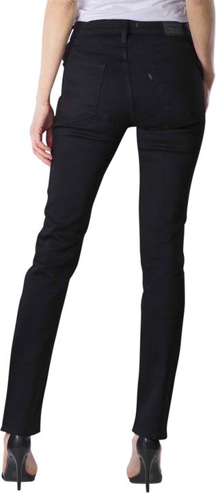 Produktbild Levis 724 Jeans High Rise Straight soft black (W31/L30)