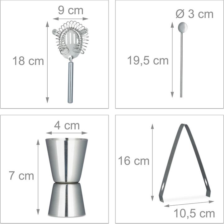 Actual product image Relaxdays Cocktail set (Cocktail set)
