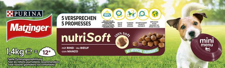 Produktbild Matzinger Mini Menu Nutri soft (Adult, 1 Stk., 1400 g)