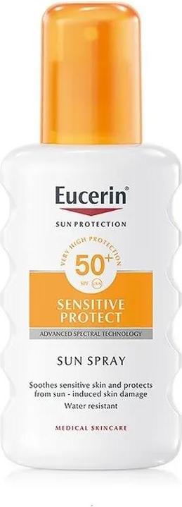 Immagine prodotto Eucerin Solare Sensitive Protect SPF50+ (Spray solare, SPF 50+, 200 ml)