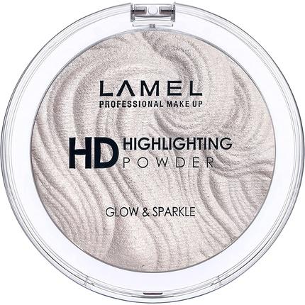 Actual product image MyScreen Protector HD Highlighting Powder Highlighter Adds Natural Glow Cruelty-Free N.401 Silver (N.401 Silver, Highlighter, 11 g)