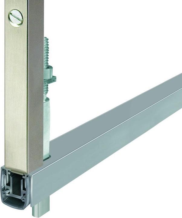 Image du produit Planet Verrou de chant de porte KR pour fermetures de portes à 2 vantaux Profilb (Angle plat en T, 1 pcs)