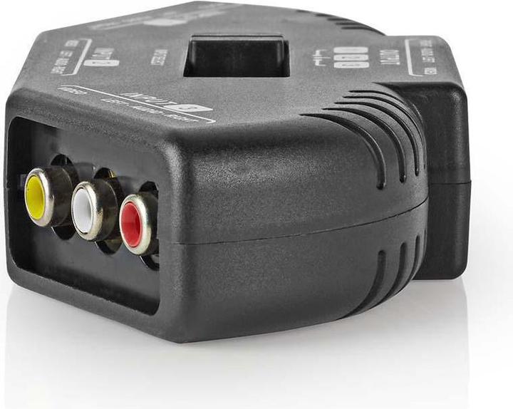 Image du produit Nedis Commutateur AV à 3 ports, 3 x entrées RCA (RWY).