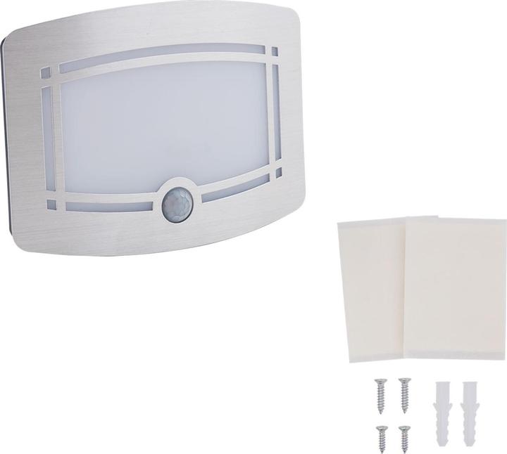 Produktbild Casativo Batterie-LED-Wandleuchte, 2 Leuchtmodi, PIR-Bewegungs- & Lichtsensor, 2er-Set