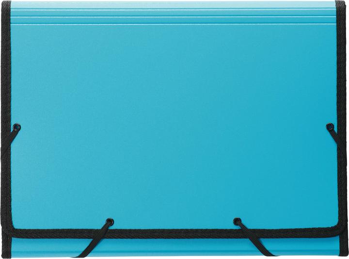 Immagine prodotto Kolma Cartella a ventaglio A4 superstrong 12 linguette blu (A4, 1 x)