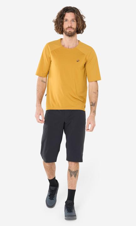 Image du produit Rockrider Maillot vélo manche courte homme cargo, Ocre (XXL)