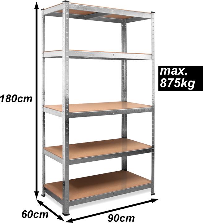Image du produit Monzana Rayonnage pour charges lourdes
