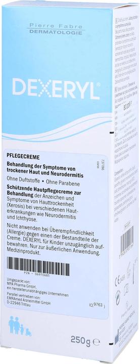 Produktbild Emramed DEXERYL Pflegecreme Hauttrockenheit Reimport, 250 g Creme (Creme)