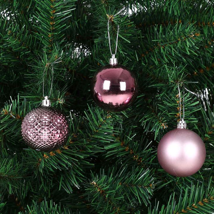 Image du produit Deuba 66tlg Boules de sapin de Noël argentées (66 -pièce)