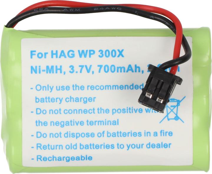 Actual product image hagenuk Akku WP 300X Akku BT-589
