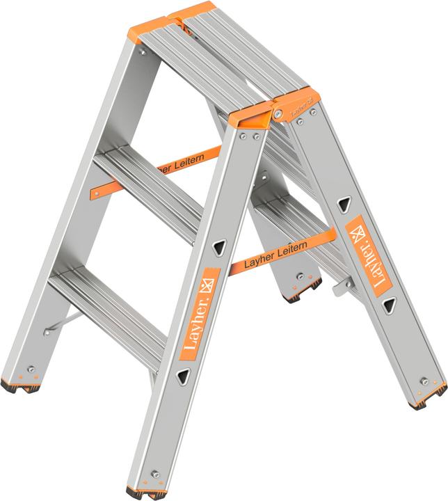 Actual product image Layher Stepladder with steps (Scaffolding, 75 cm)