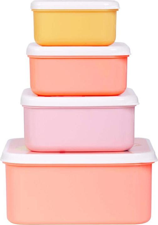Produktbild A Little Lovely Company ALLC Lunch Box Mermaids SBSEME40 pink 18x6x12cm