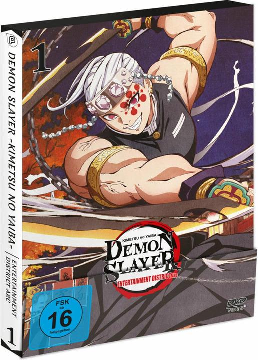 Actual product image Demon Slayer: Kimetsu no Yaiba - Entertainment District Arc - Vol.1 - (DVD) (DVD, 2025, Japanese, German)