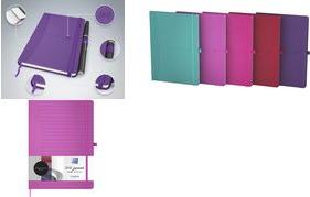 Actual product image Oxford Signature notebook,Assorted bright colors (B5, Lined, Hardcover)