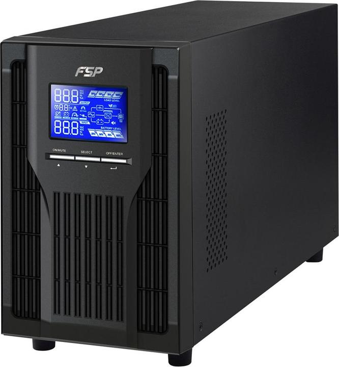 Actual product image Fortron FSP UPS Champ 1kVA TW-SCHUKO online 900W 3xSchuko (1 VA, 900 W, Online double converter UPS)