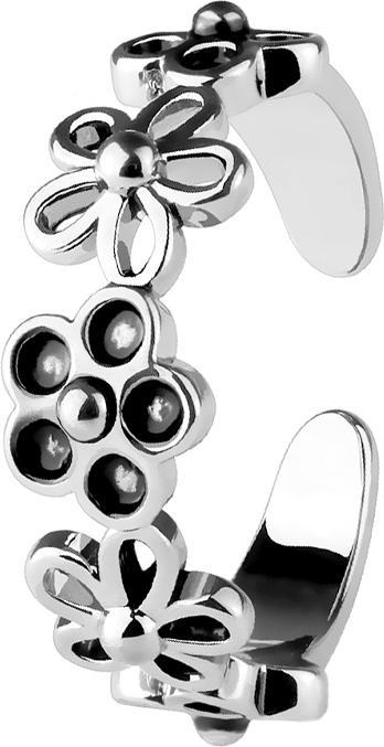 Immagine prodotto Star Piercing Anello d'argento con cinque fiori (47)