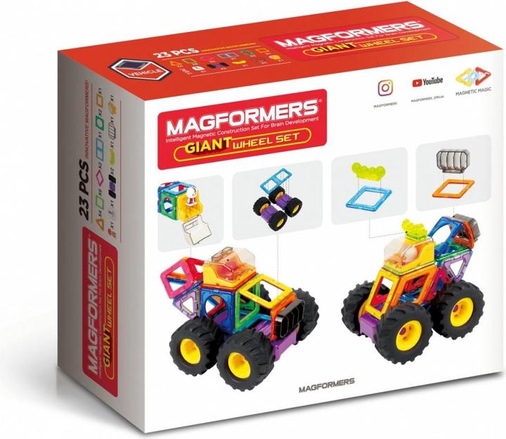 Actual product image Magformers Giant Wheel Set 23 Pcs (20-707024)