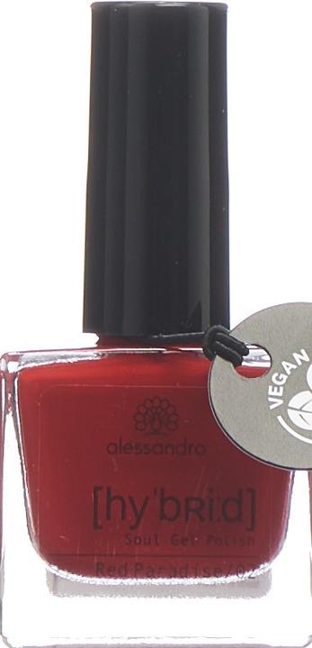 Immagine prodotto Alessandro Smalto per unghie Hybrid 112 Red Paradise (112 Paradiso Rosso, Smalto per unghie effetto gel)