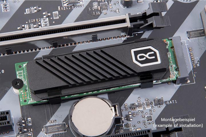 Actual product image Alphacool HDX Pro Air-M.2 NVMe 2280 SSD| 1019563